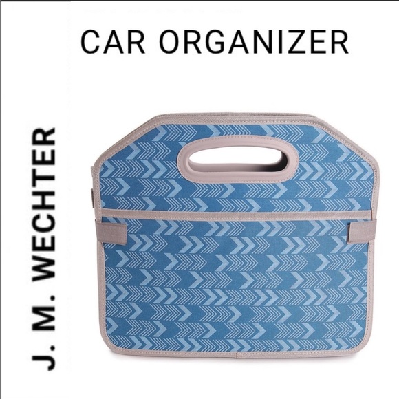 🆕🚙 Geometric Car Cooler Organizer Travel Tote BL - Picture 7 of 13